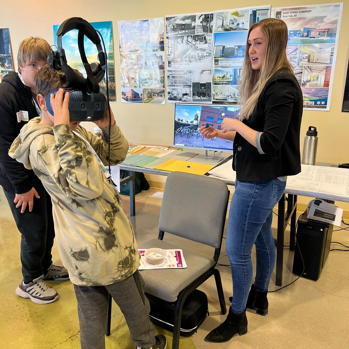 Thanks to the @greatfallschamber, @universityofprovidence, and @greatfallscollege for hosting the first World of Work event last week. Over 2000 students were in attendance to learn about the numerous career paths available to them! Our booth feature
