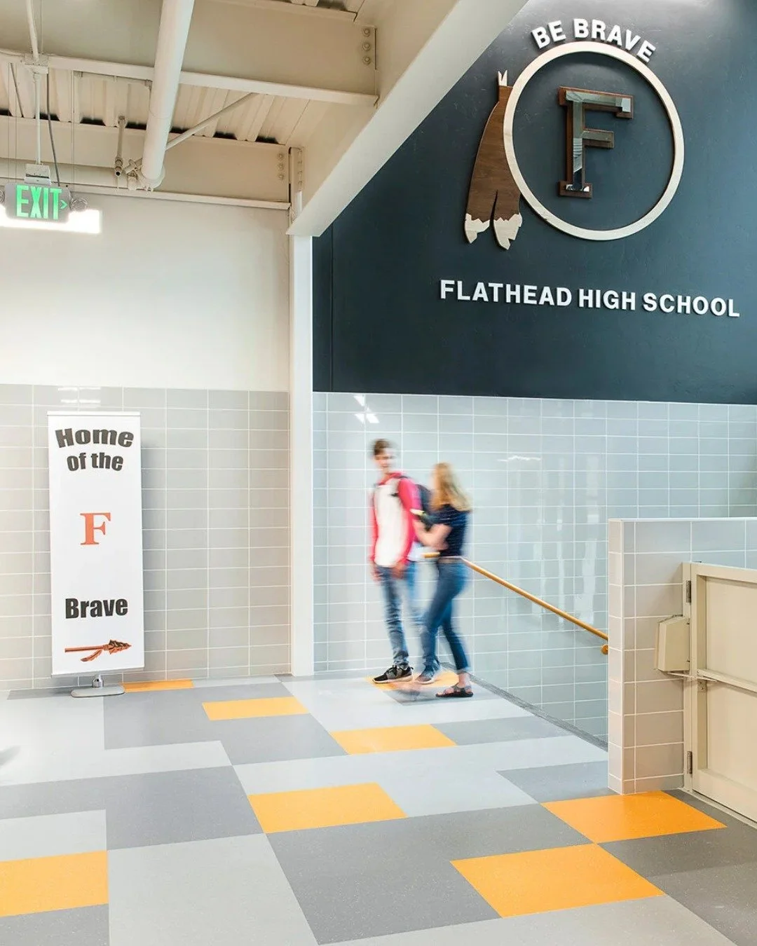 Today we are featuring Flathead High School for back-to-school month! How is it already the last week of August!? The Flathead High School project was around 47,000 square feet - it replaced an existing gym, added 20 new classrooms, flexible breakout