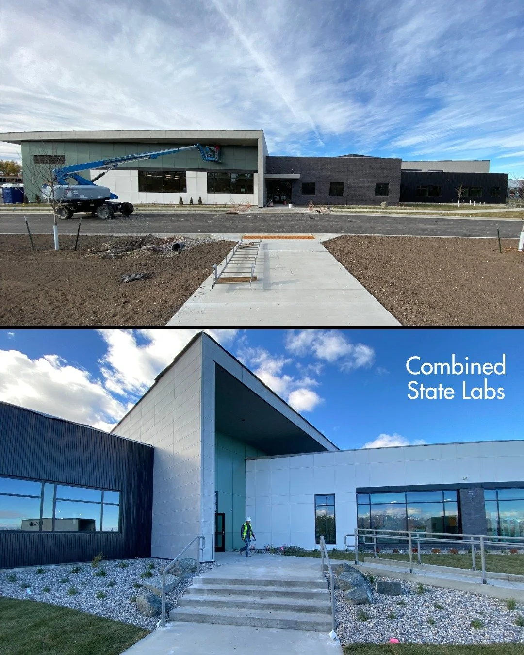 Swipe through the images to see site updates for the State of Montana Combined labs project. It is designed to create new laboratory and office space to accommodate three state supported laboratories serving the state in a variety of agricultural dis