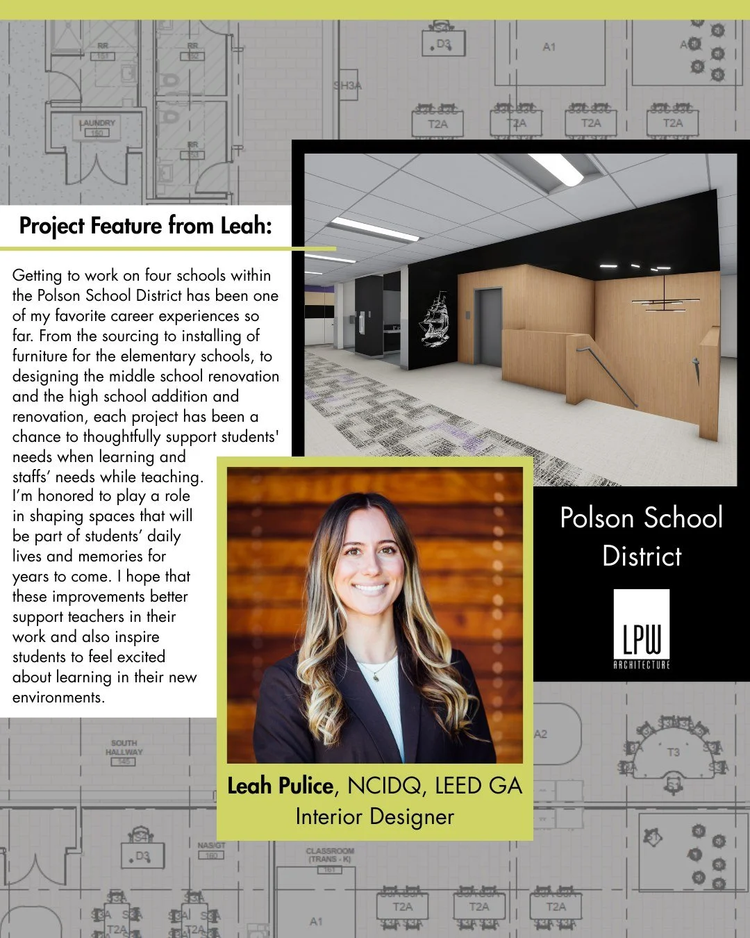 The Polson School District elementary projects were completed at the start of 2025, and now the high school and middle school projects are under construction. We will see a lot of progress in these next few months and through the summer - with a proj