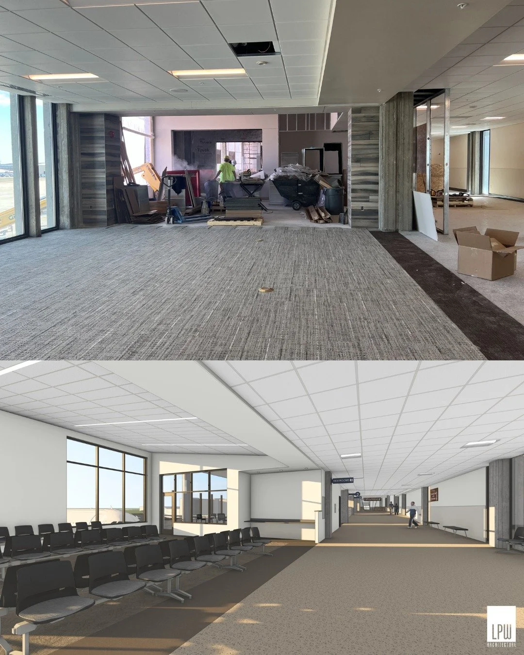 Renovation progress is taking off in the GTF International Airport west concourse!✈️ We're looking forward to seeing the updates enhance the travel experience when the new gates open in the coming months. Stay tuned as the renovation continues to tak