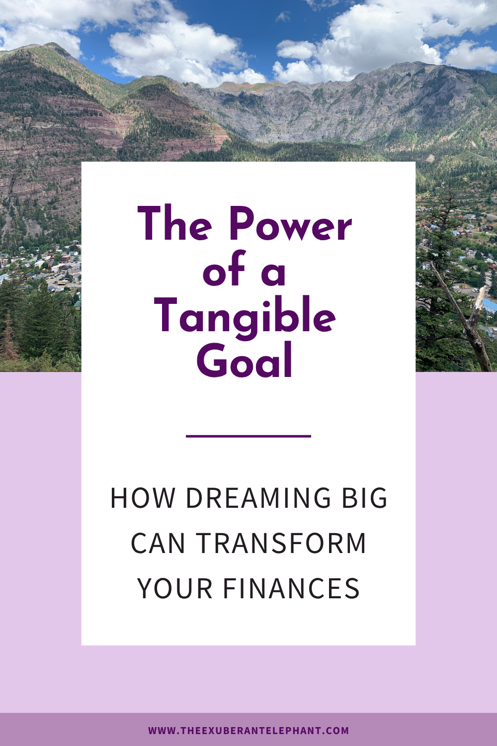 The Power of a Tangible Goal: How Dreaming Big Can Transform Your Finances