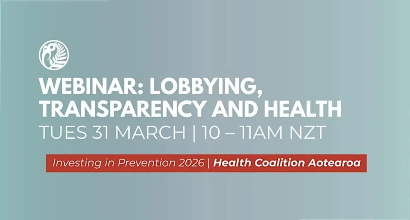 Lobbying, Transparency and Health