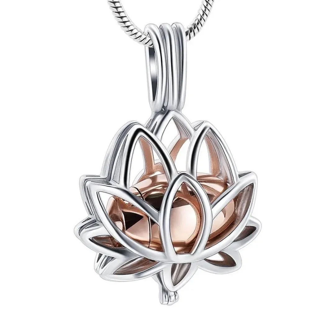 Lotus Urn Rose Gold Plated Pendant

$80.00