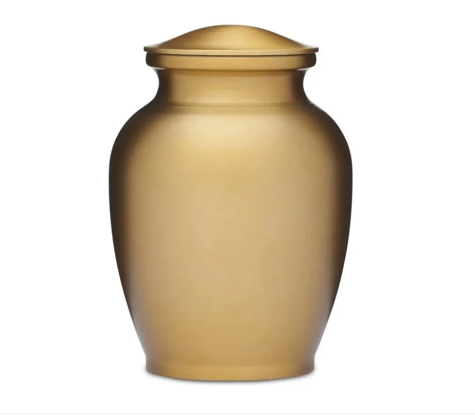 Matte Gold Alloy Urn - Medium 

$210.00