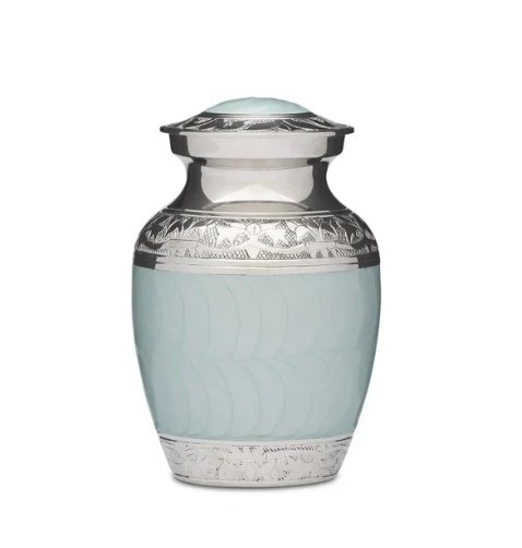Blue Enamel & Nickel - 6" Medium

$180.00
