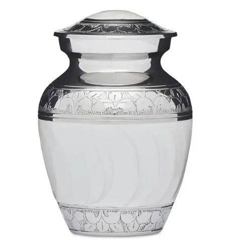 White Enamel & Nickel 6" Medium 

$180.00