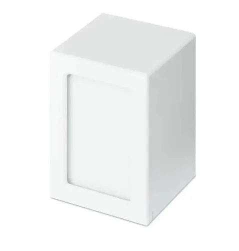 White Photo Urn