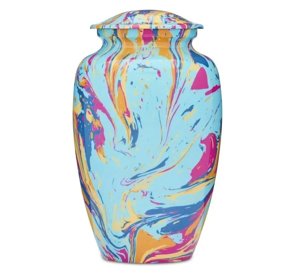 Modern Multi Colour Abstract Adult Urn

$400.00