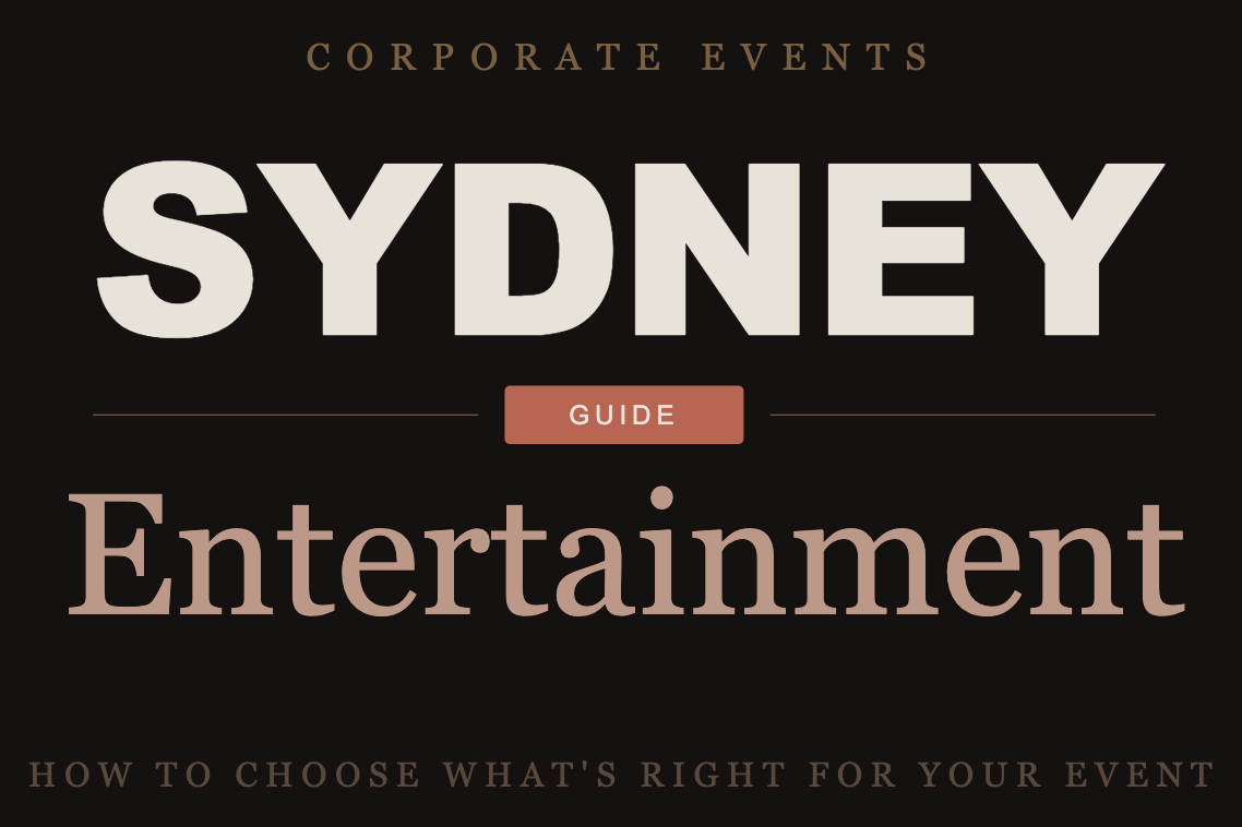 Corporate Events: How to Choose the Right Entertainment for Your Event