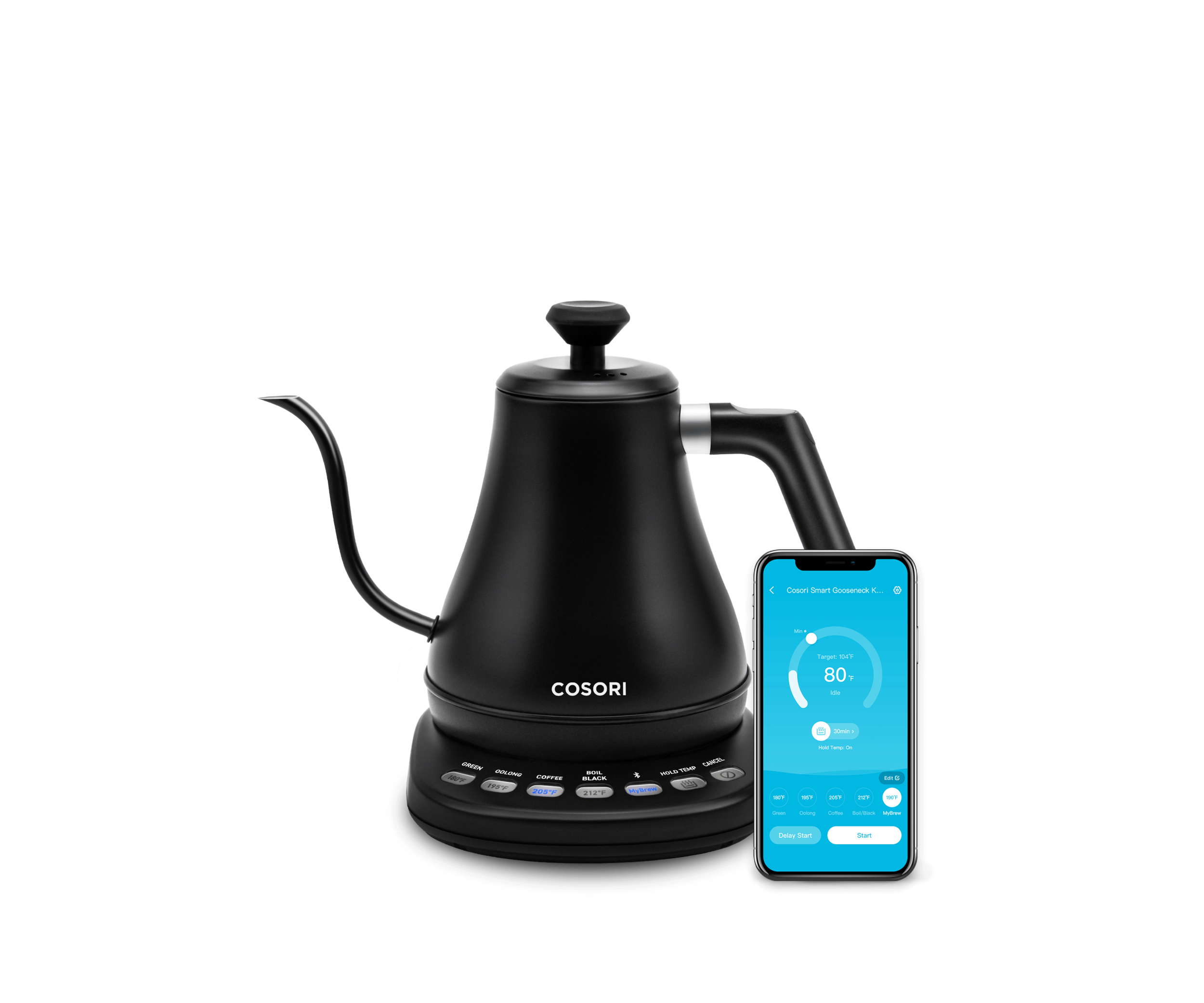 Cosori 智能鹅颈式电热水壶 | CS108-NK
