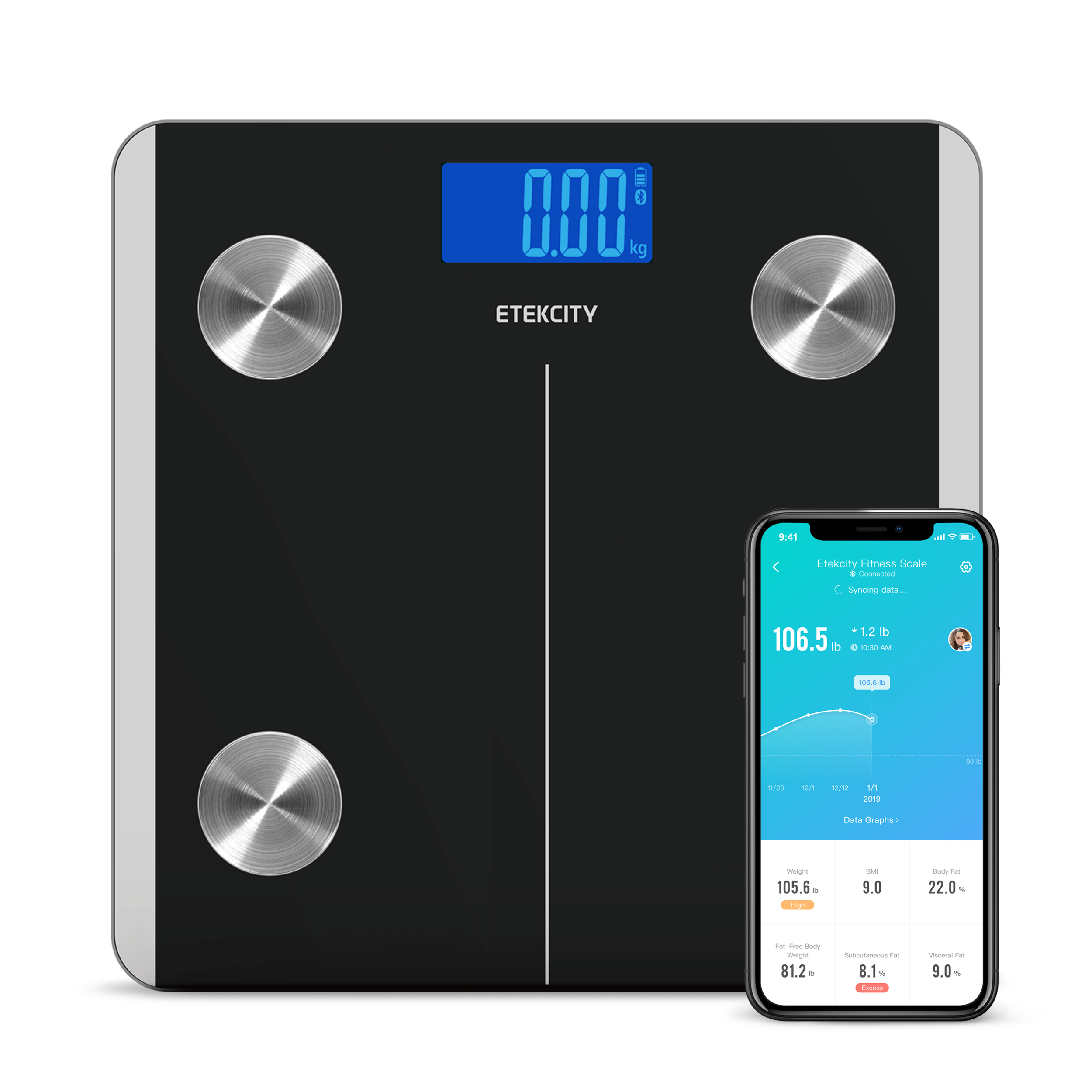 Etekcity 智能体脂秤 | ESF93