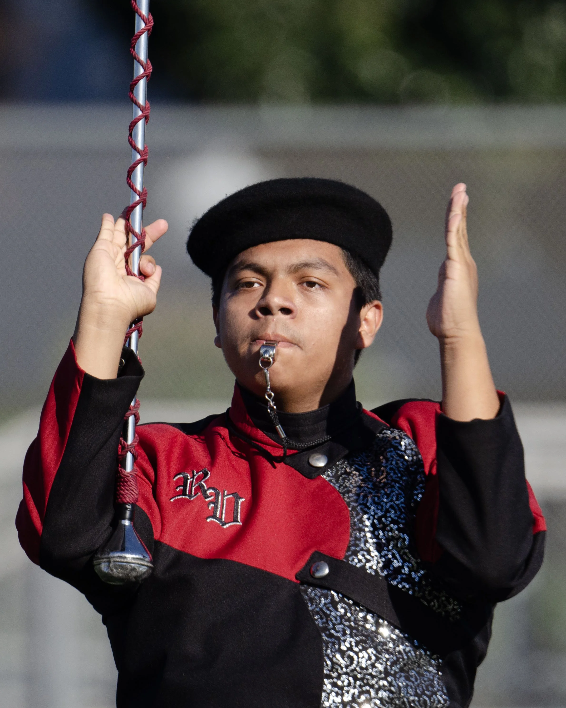 February 7th, 2026 - Contest #1 at Garey High School featured 70 student leaders and more than 80 performances.  B. Diaz of RVHS earned 2 gold medals.  J. Taiman of MHS earned the highest flourishing score of the day with an 89.50 and S. Tan of CHHS 