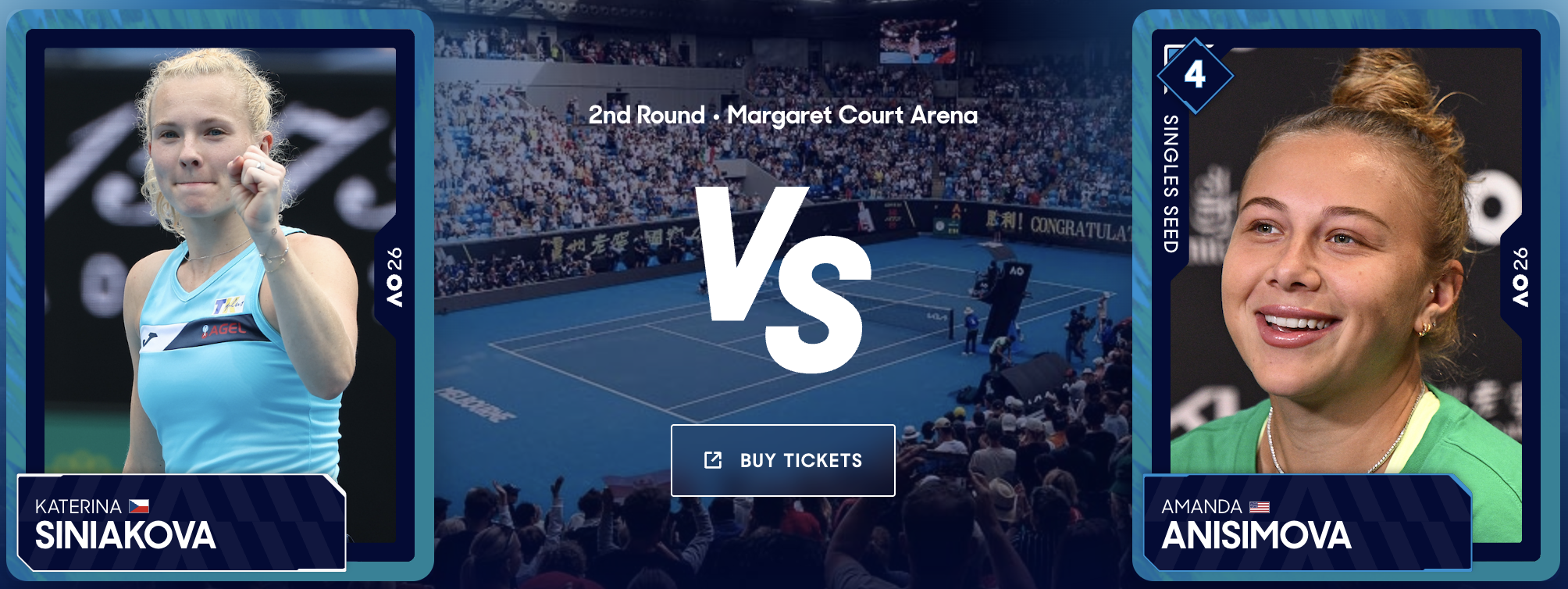 Katerina Siniakova vs Amanda Anisimova Prediction &amp; Betting Pick | Australian Open (Women) January 21, 2026