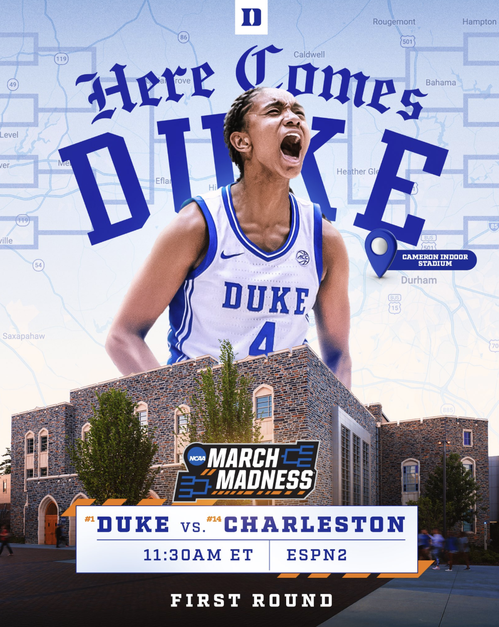 Charleston Women vs Duke Women Prediction &amp; Betting Pick | Women’s March Madness First Round March 20, 2026