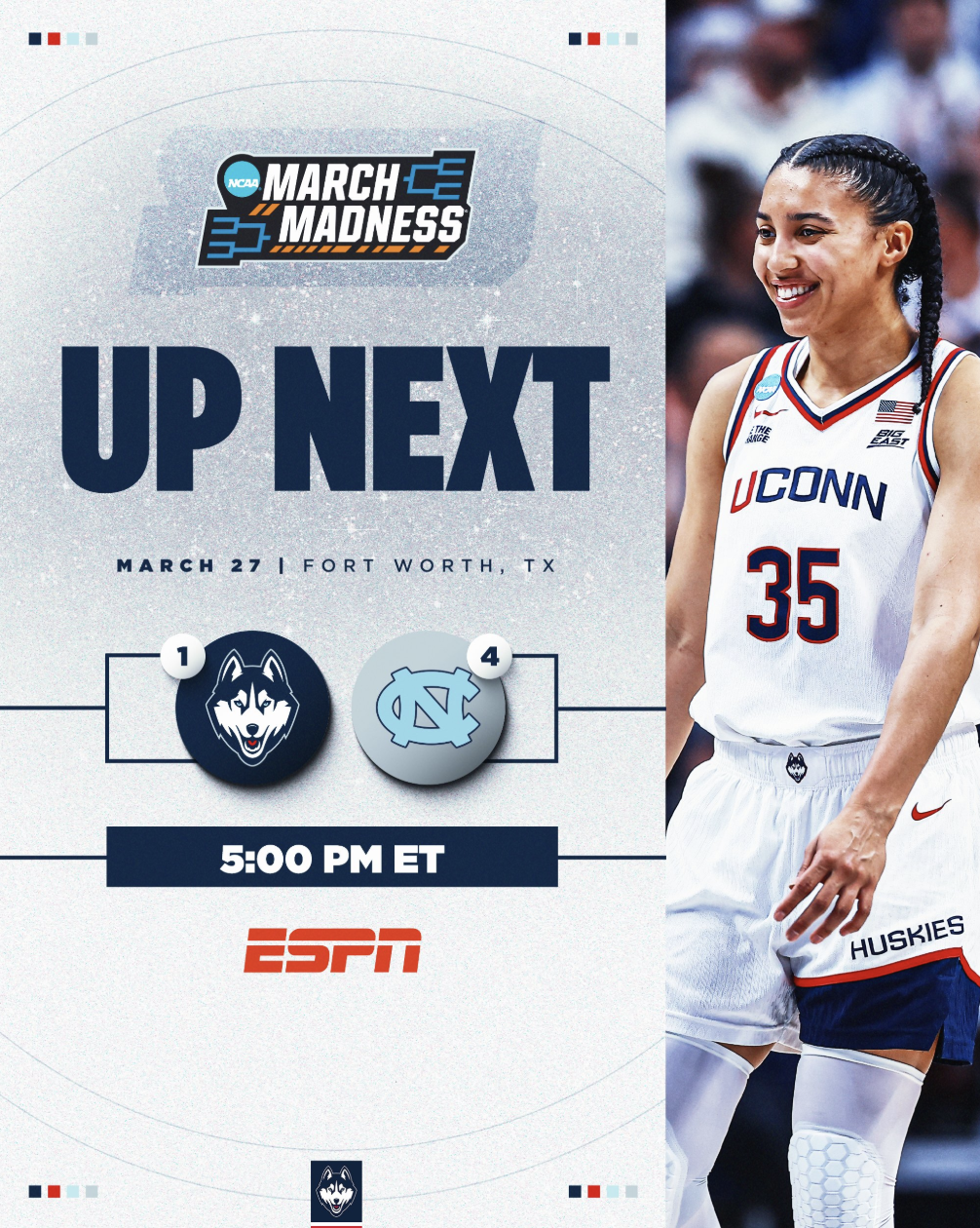 North Carolina Women vs Connecticut Women Prediction &amp; Betting Pick | Women’s March Madness Sweet 16 March 27, 2026