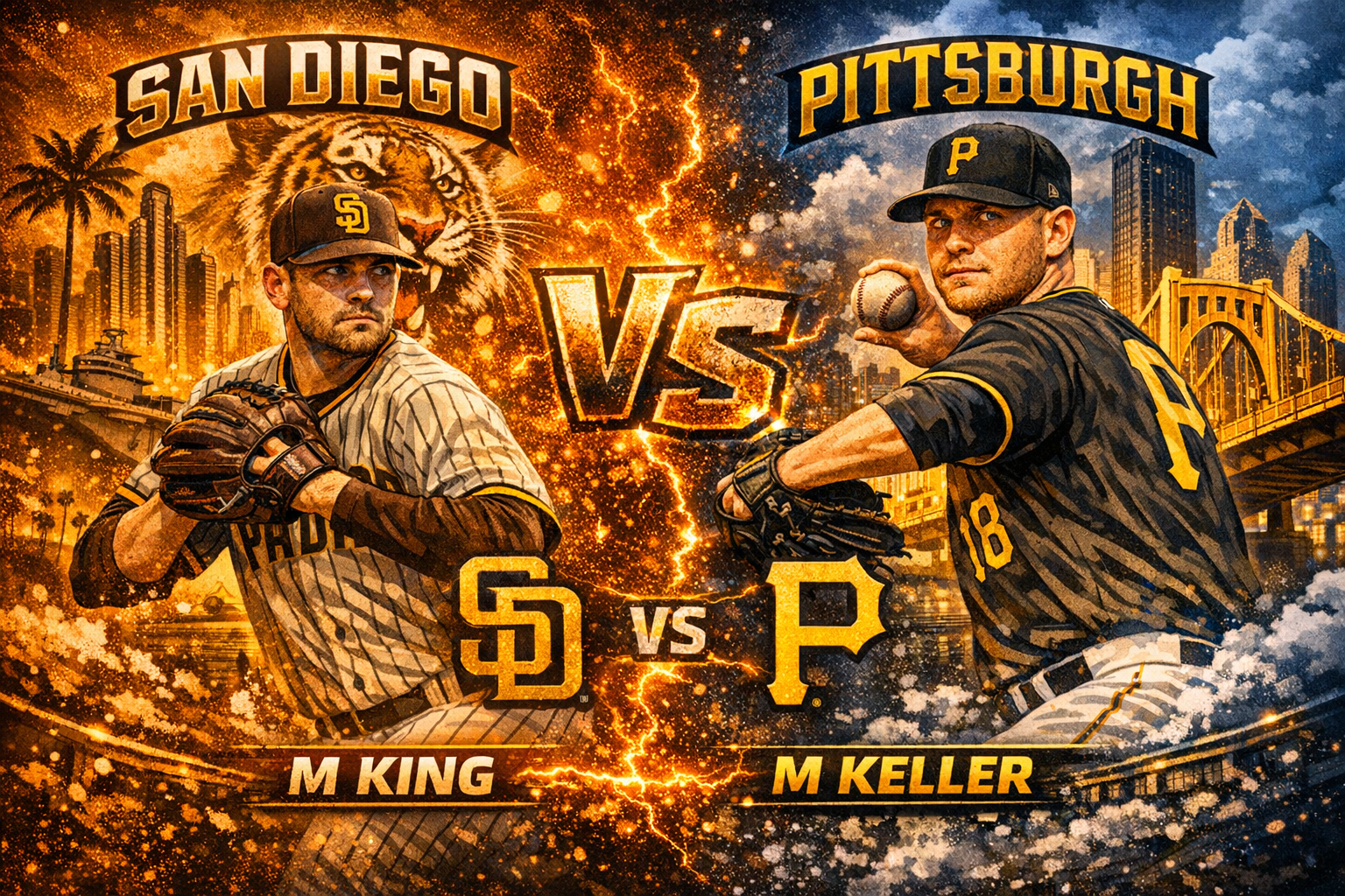 San Diego Padres (M King) at Pittsburgh Pirates (M Keller) Prediction &amp; Betting Pick | MLB April 8, 2026