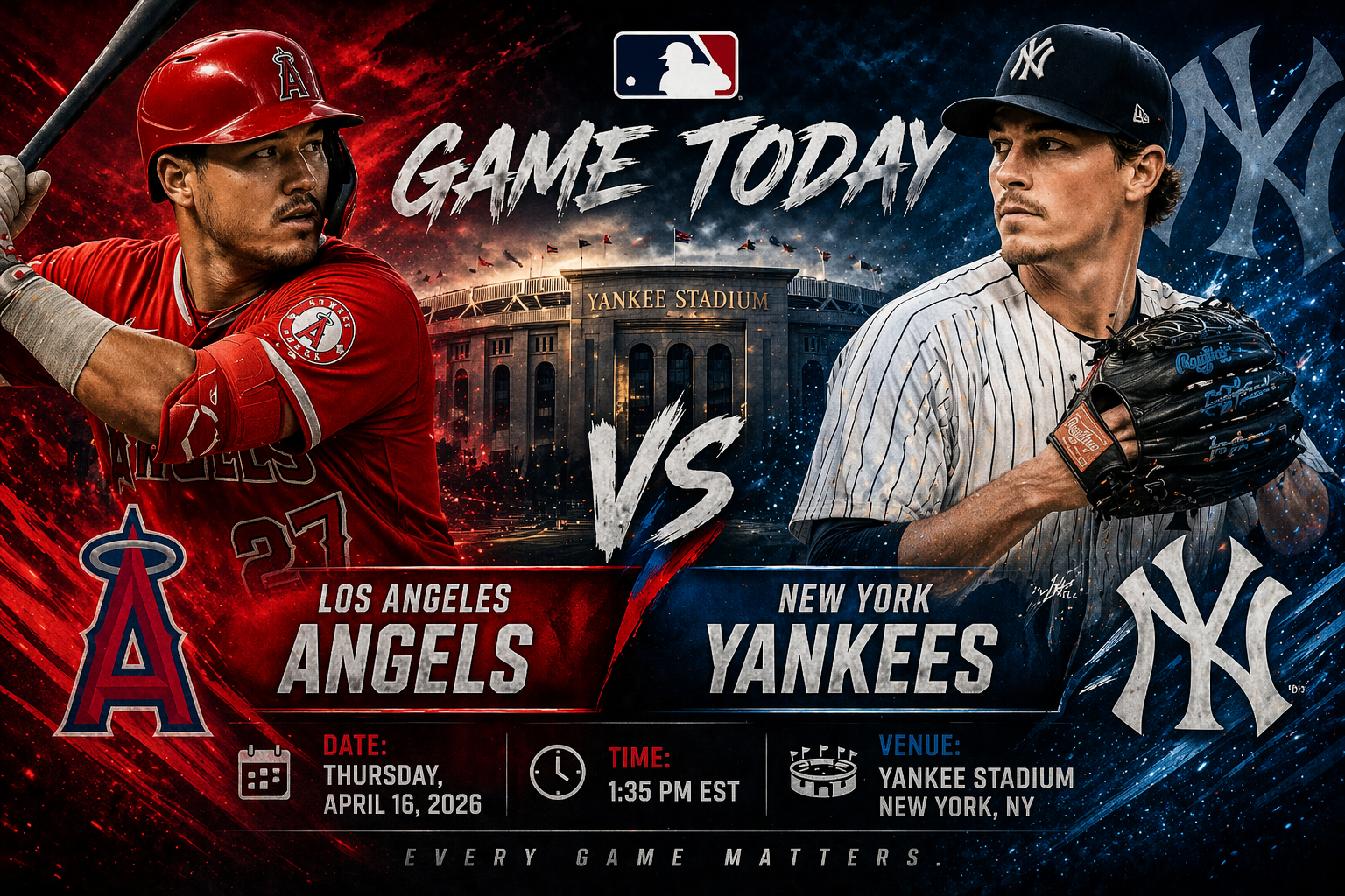 Los Angeles Angels (TBA) at New York Yankees (Max Fried) Prediction &amp; Betting Pick | MLB April 16, 2026