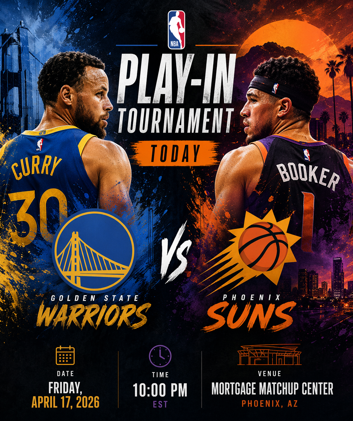 Golden State Warriors at Phoenix Suns Prediction &amp; Betting Pick | NBA Play-In Tournament April 17, 2026