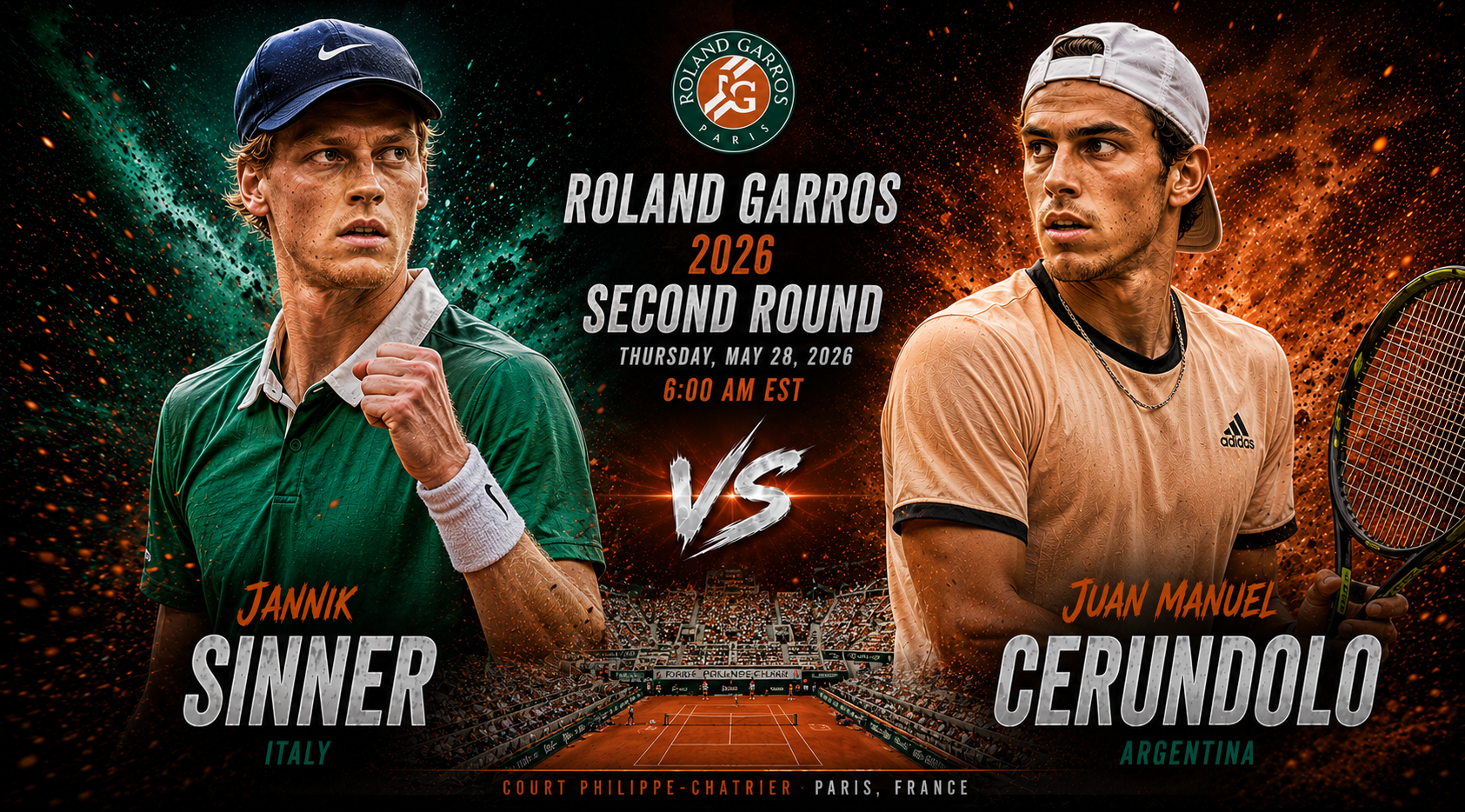 Jannik Sinner vs Juan Manuel Cerundolo Prediction &amp; Betting Pick | ATP Roland Garros May 28, 2026