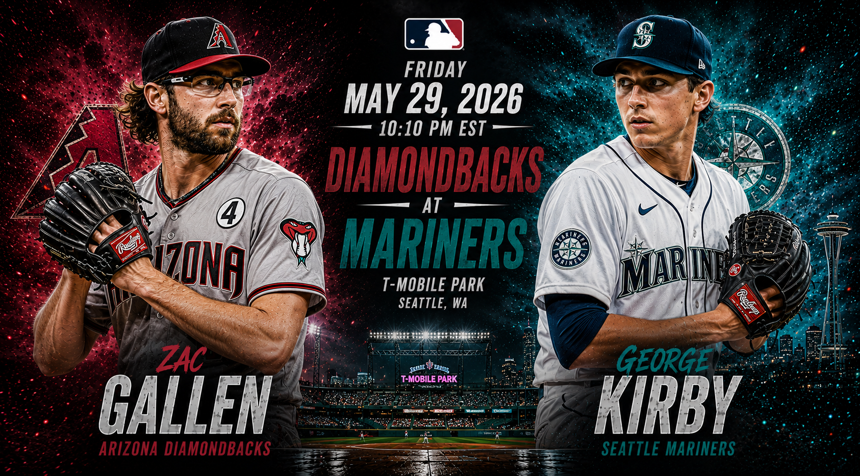 Arizona Diamondbacks (Zac Gallen) at Seattle Mariners (George Kirby) Prediction &amp; Betting Pick | MLB Regular Season May 29, 2026