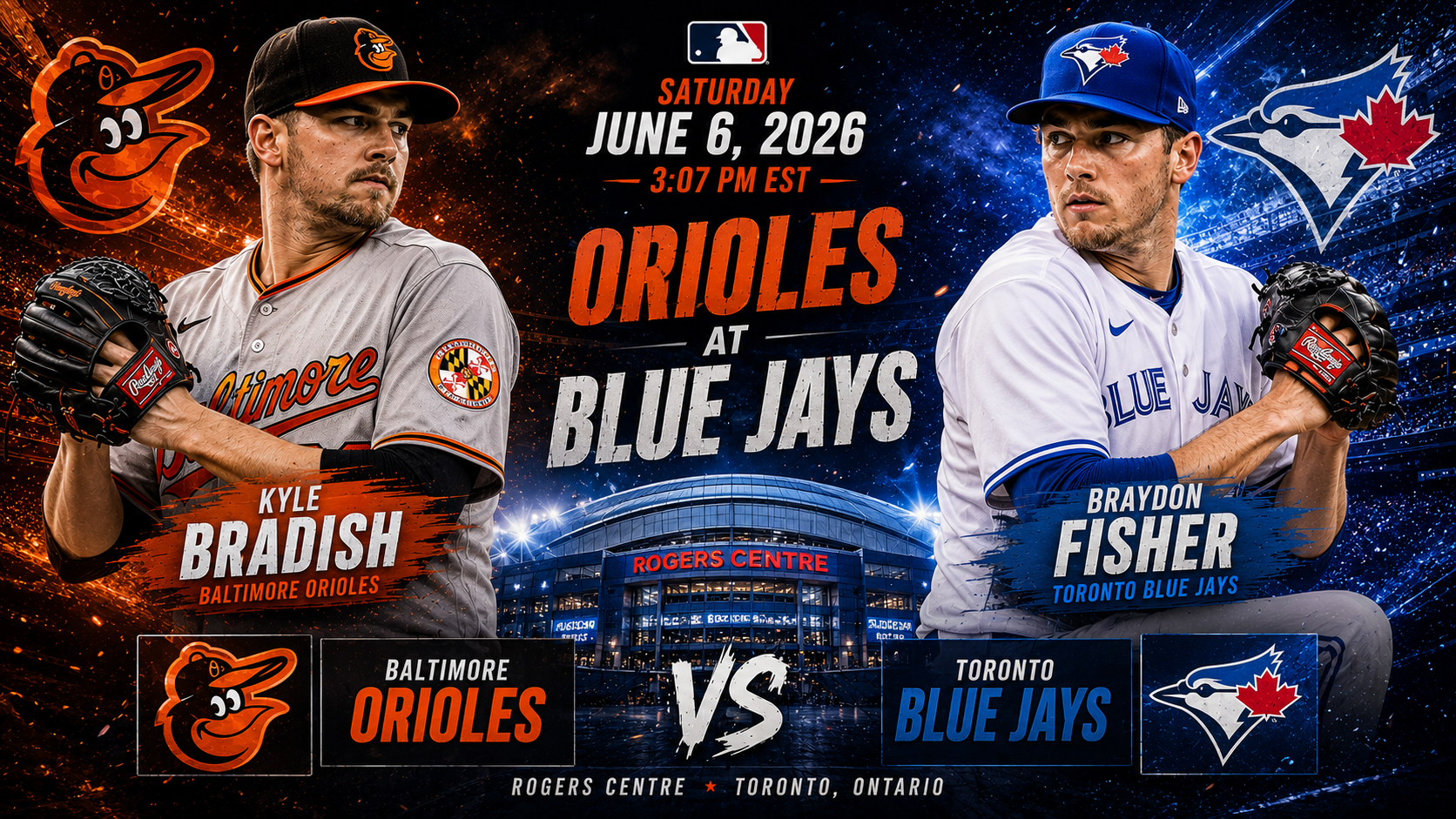 Baltimore Orioles (Kyle Bradish) at Toronto Blue Jays (Braydon Fisher) Prediction &amp; Betting Pick | MLB Regular Season June 6, 2026