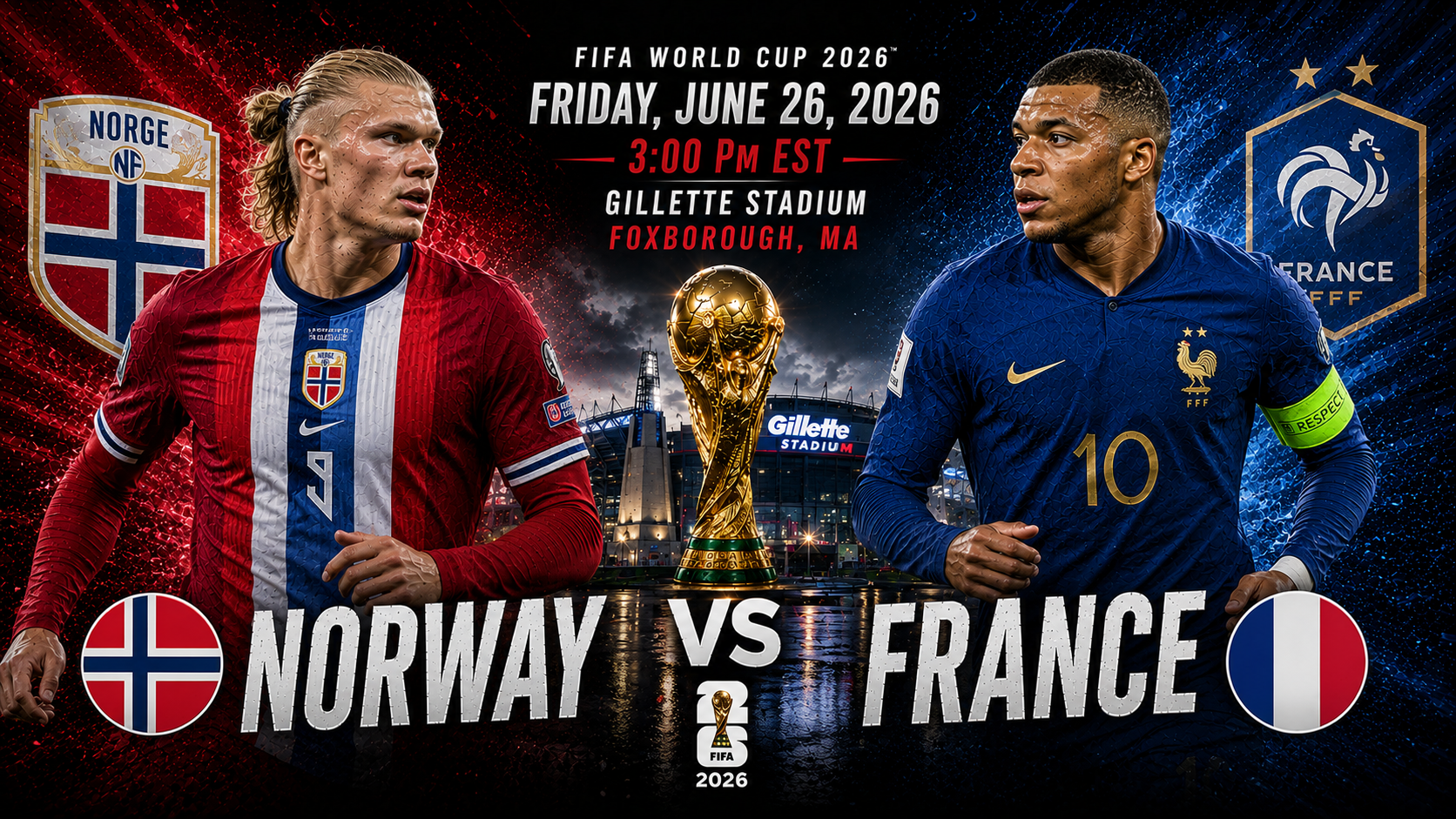 Norway vs France Prediction &amp; Betting Pick | FIFA World Cup June 26, 2026