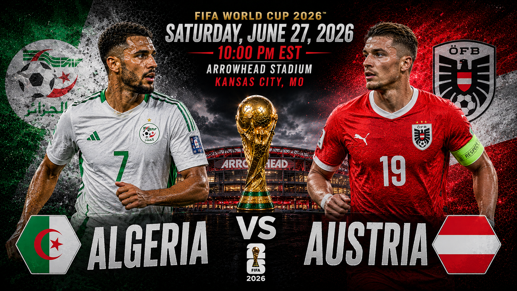 Algeria vs Austria Prediction &amp; Betting Pick | FIFA World Cup June 27, 2026