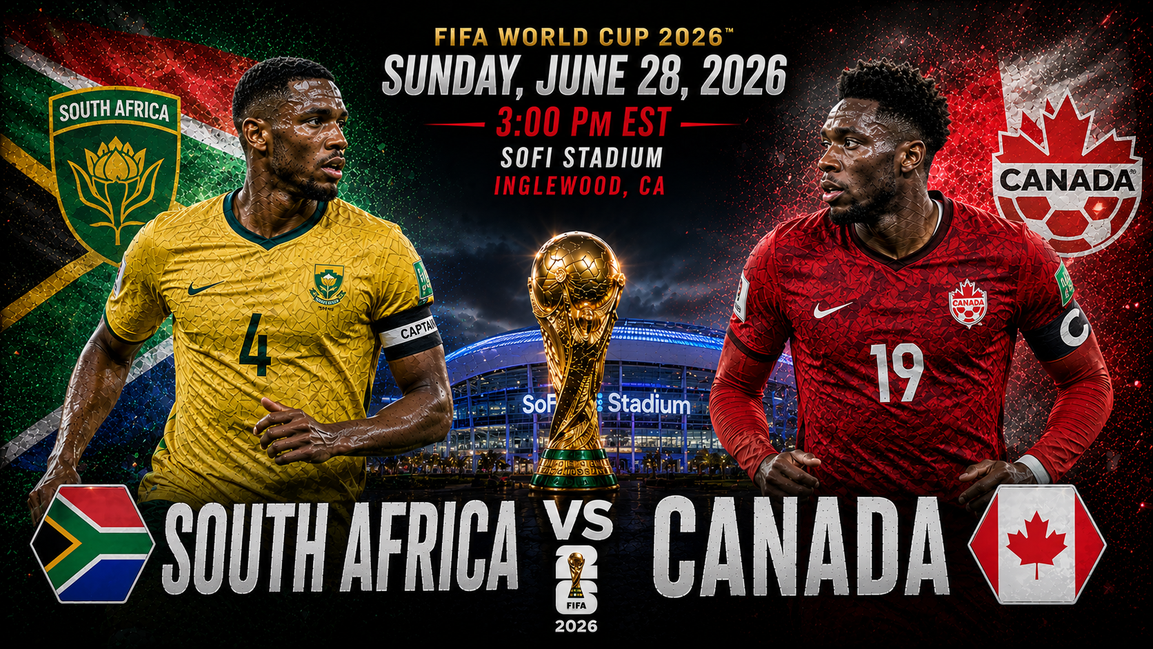 South Africa vs Canada Prediction &amp; Betting Pick | FIFA World Cup June 28, 2026