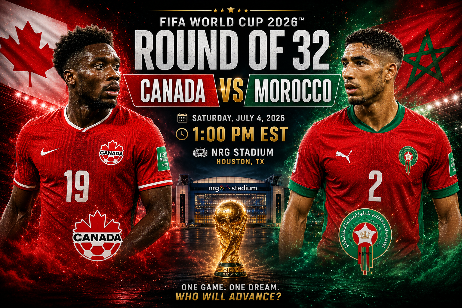 Canada vs Morocco Prediction &amp; Betting Pick | FIFA World Cup Round of 32 July 4, 2026