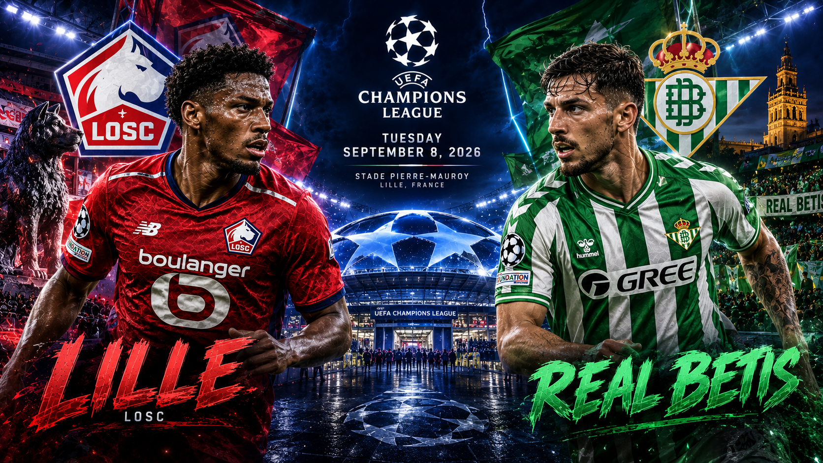 Lille vs Real Betis Prediction &amp; Betting Pick | UEFA Champions League September 8, 2026