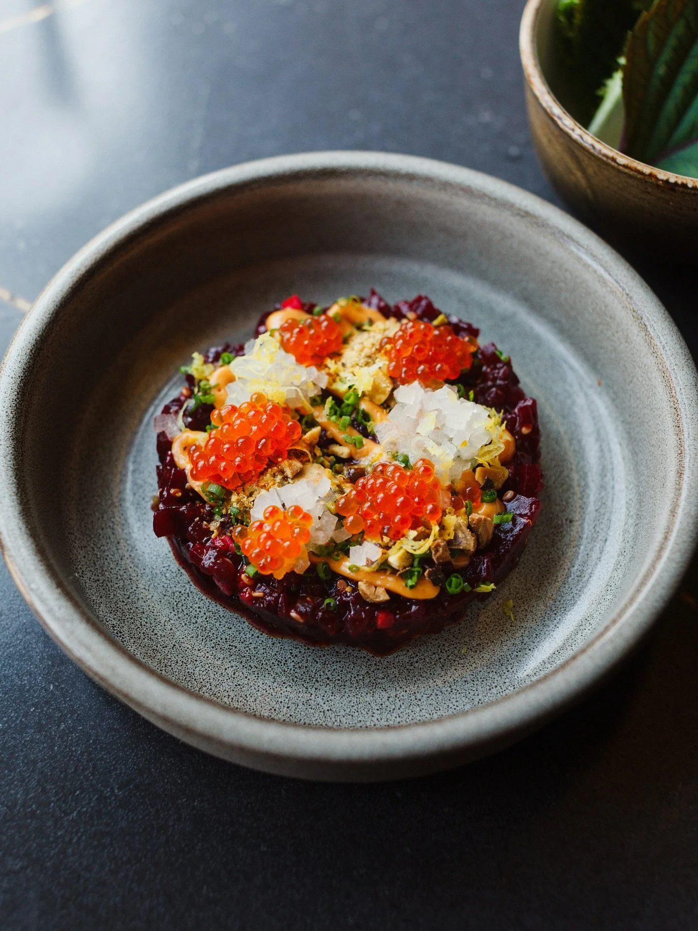 Beet Tartare

Korean pear, egg yolk jam, pistachio crumble, trout roe

Shot for @perillafare

This one is seriously a stunner!
_
#perillafare #tartare #beetroot #koreanfood #koreanamerican #chicagofoodanddrink #chicagorestaurants #eater #eaterchicago