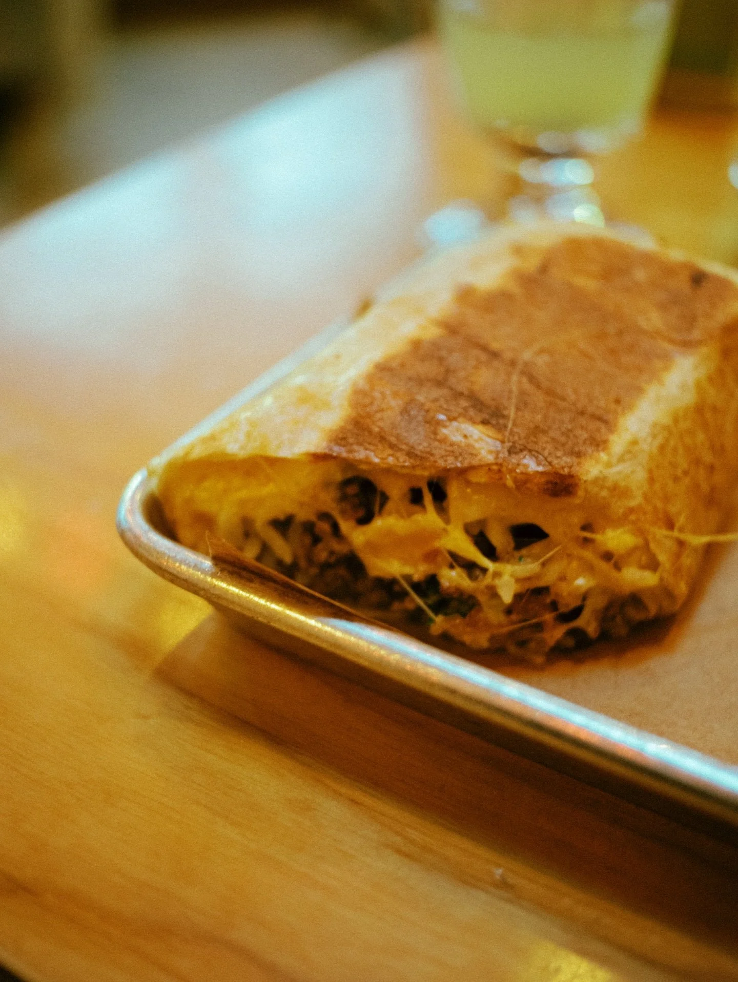 Dinner - March 7, 2026

A good ol meal over at @lonesomeroseforever last night!

Crunchy Beef Quesorito (1, 6)
Menu (2, 3)
Last, Last Word (4)
Chips &amp; Salsa (5)
@lindseyroseyap (7)
Signage (8)
_
#lonesomeroseforever #logansquare #chicagorestauran