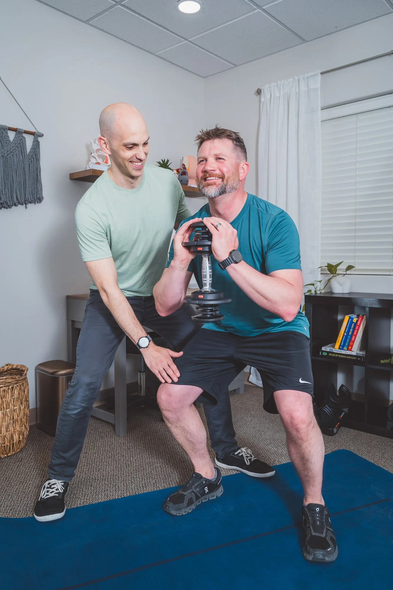 physical therapy session with orthopedic PT