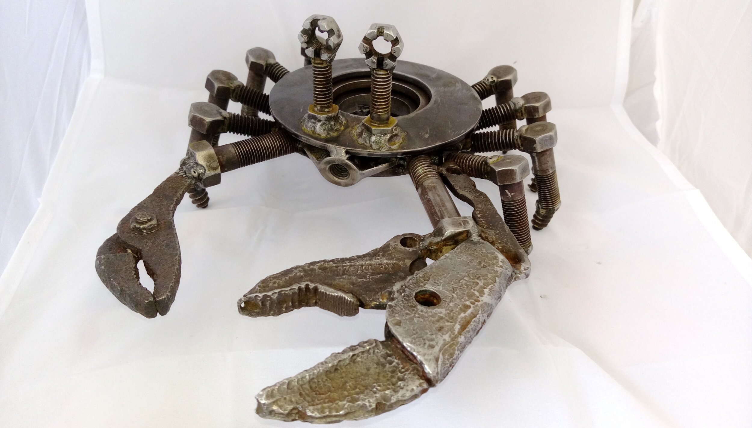 scrap metal crab