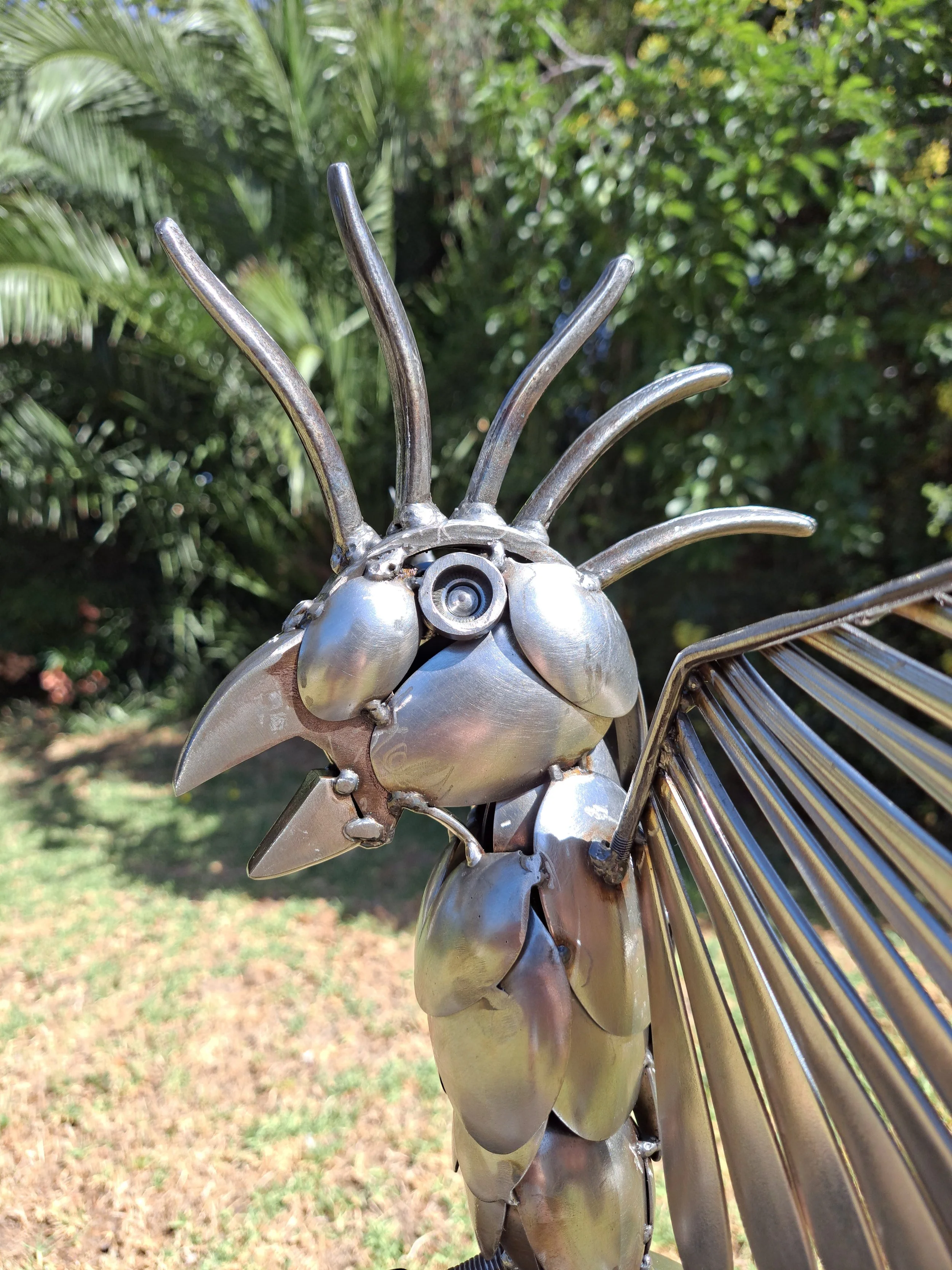 scrap metal cockatoo