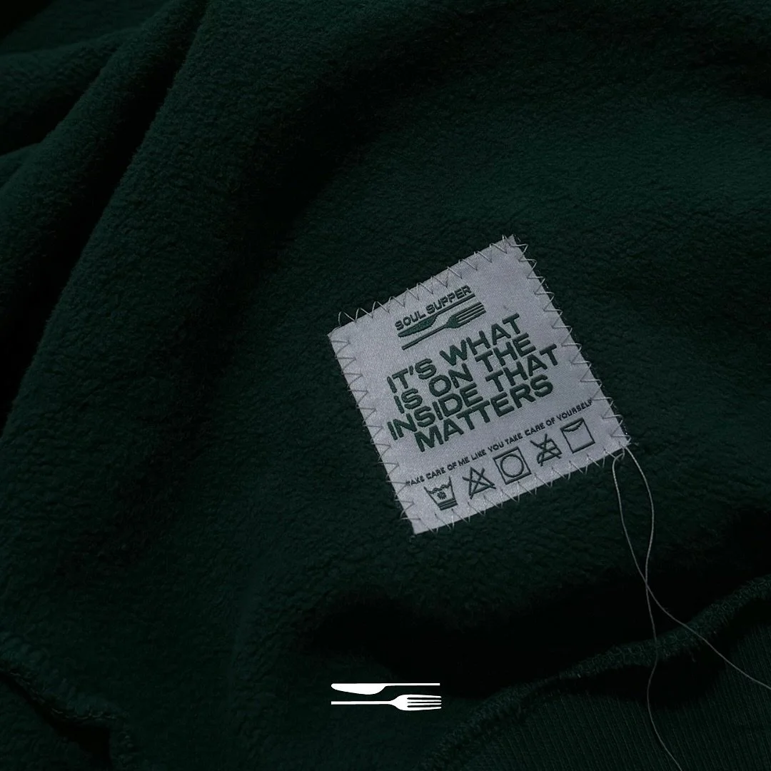 IT&rsquo;S WHAT IS ON THE INSIDE THE SOUL SUPPER HOODIES + CREWNECKS THAT MATTERS 🍴