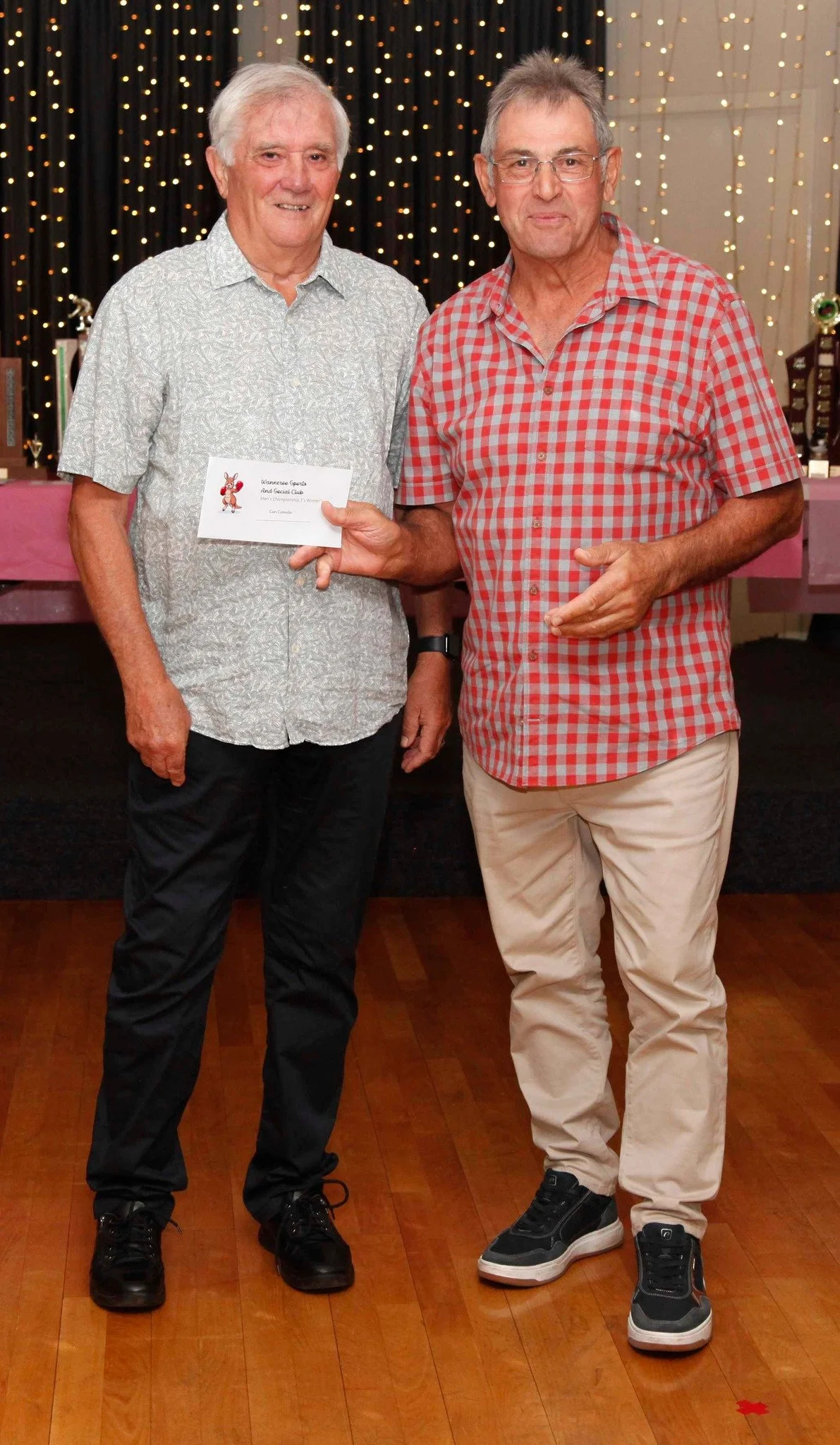 Mens Triples winners
