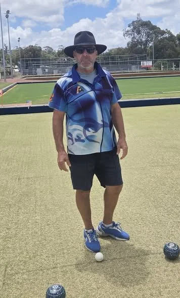 Over 60s singles winner D Griffin