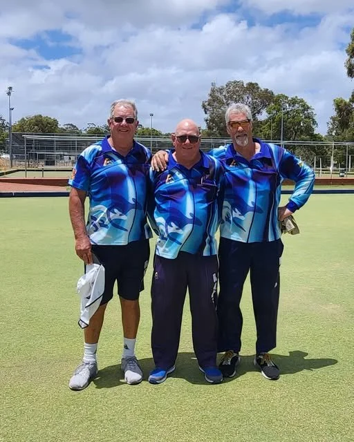 Mens Triples Runners Up T Norman, T Reid, K Toster