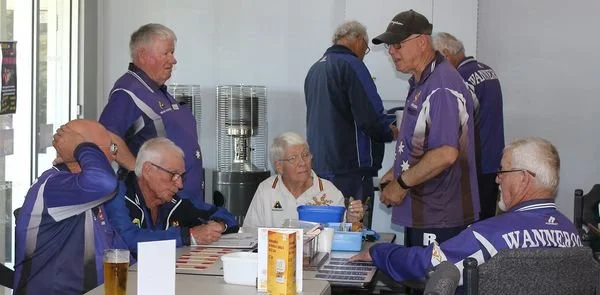 Bowls Opening Day Team at work