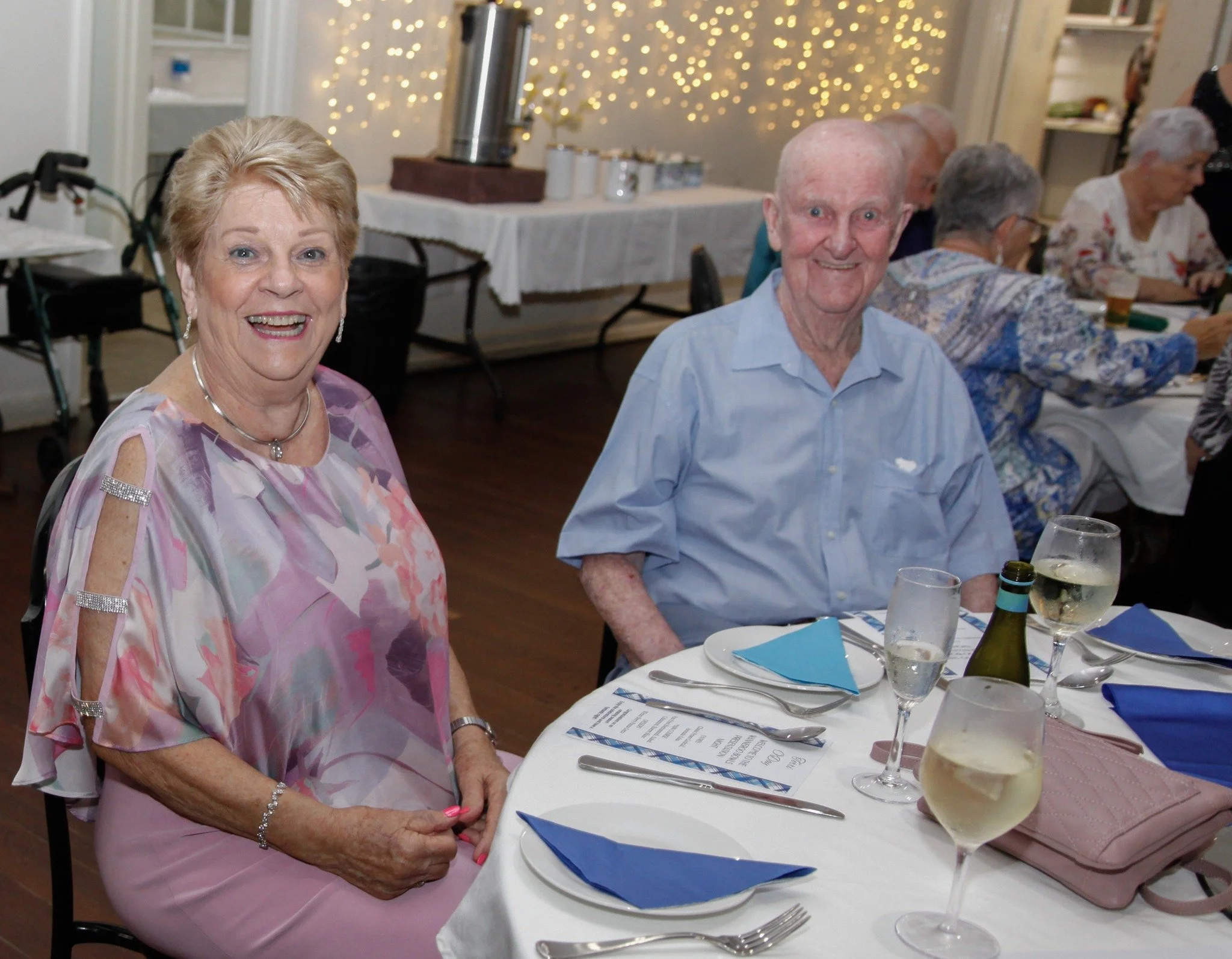 Terri and Peter O'Day enjoying themselves