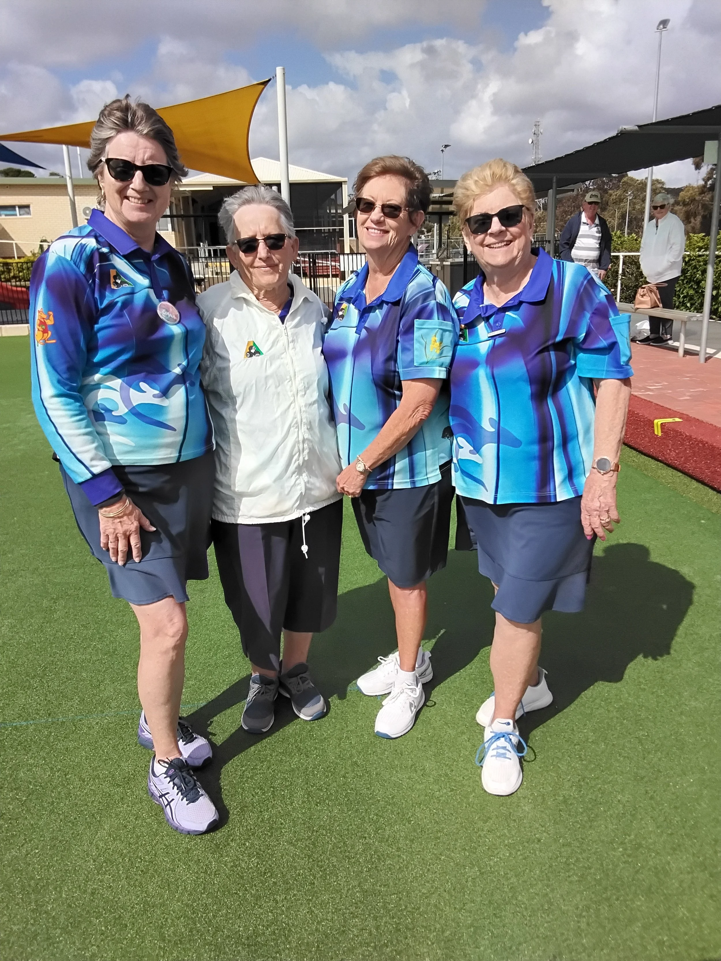 Ladies Pairs Major Finalists Diana, Teresa, Kerryn & Terri