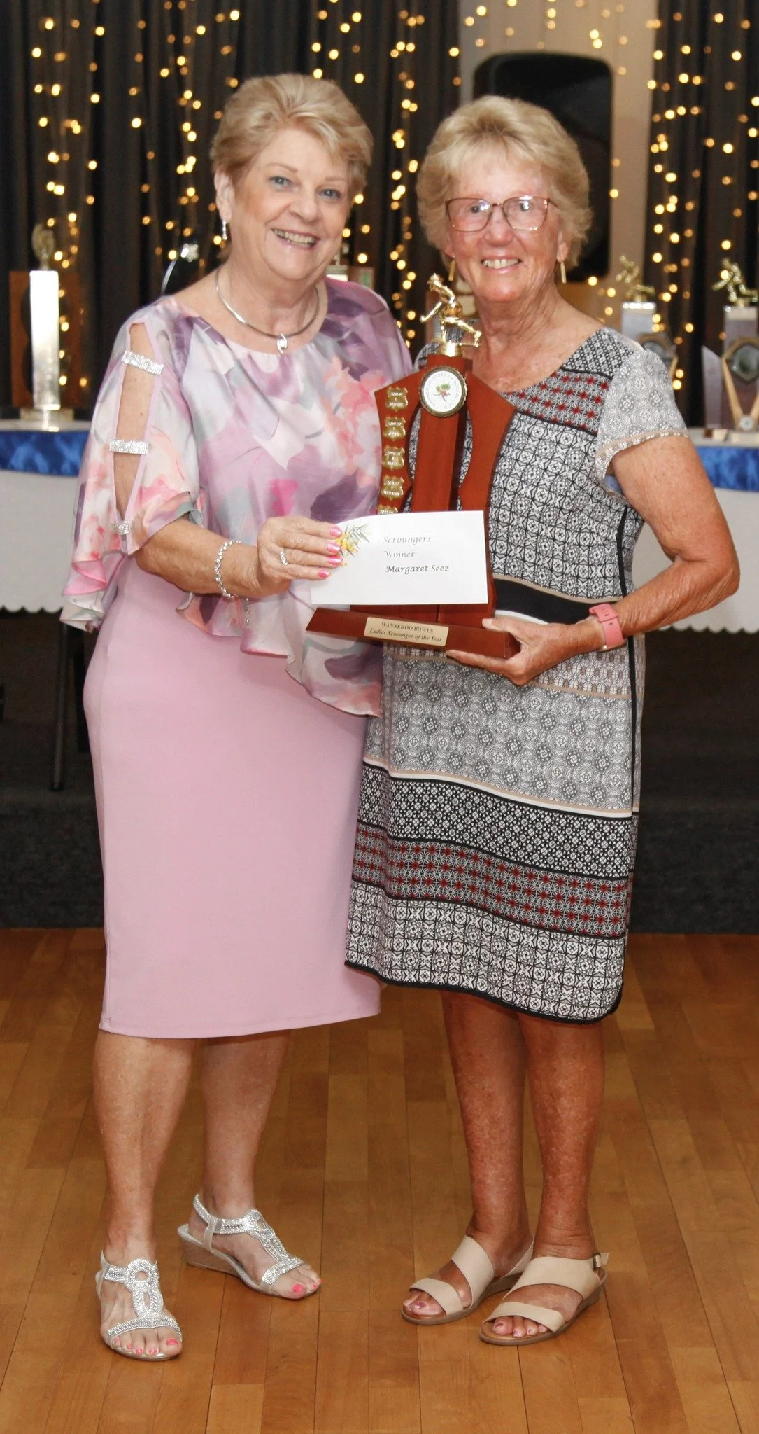 Margaret Seez, Ladies Scroungers winner