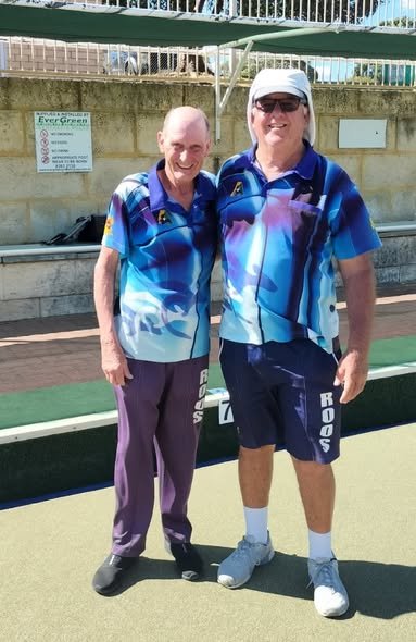 Over 60s Pairs P Geus & T Norman Plate Winners