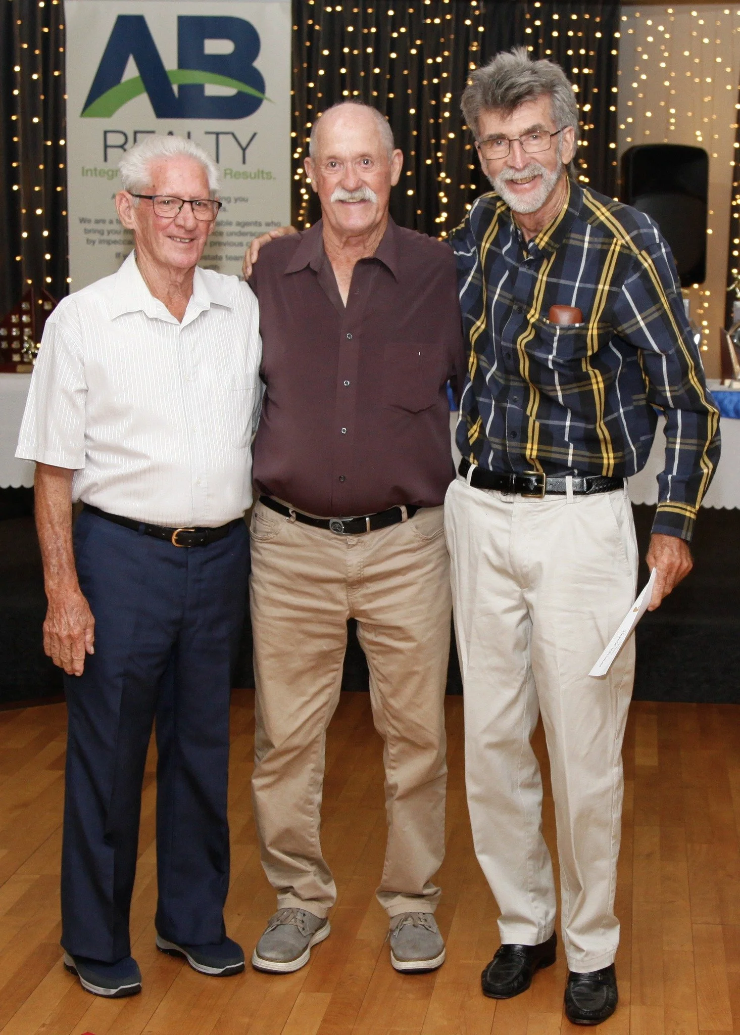 Men's pairs winners, Greg and Harold