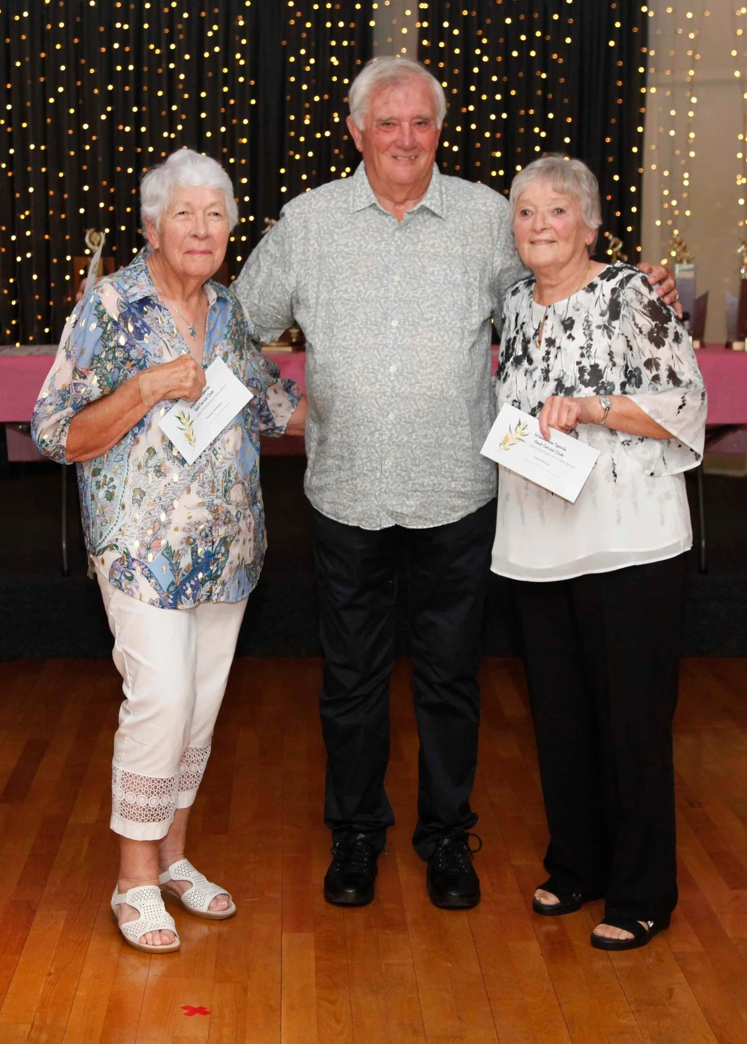 Ladies Triples winners