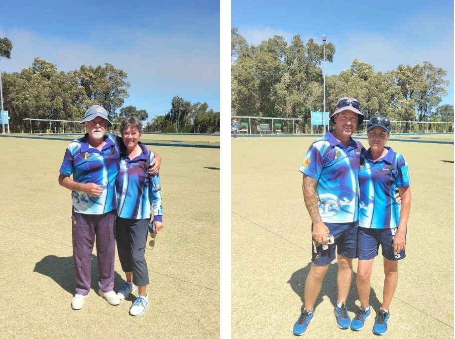 Mixed Pairs Major winners Noel & Steph Davey and R/Up Bradd Jefferies and Sarah Cowherd