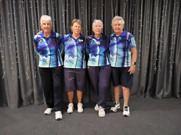 Ladies 4s Plate Runners Up E Smith, J Rho, R Anderson, M Wetherly.