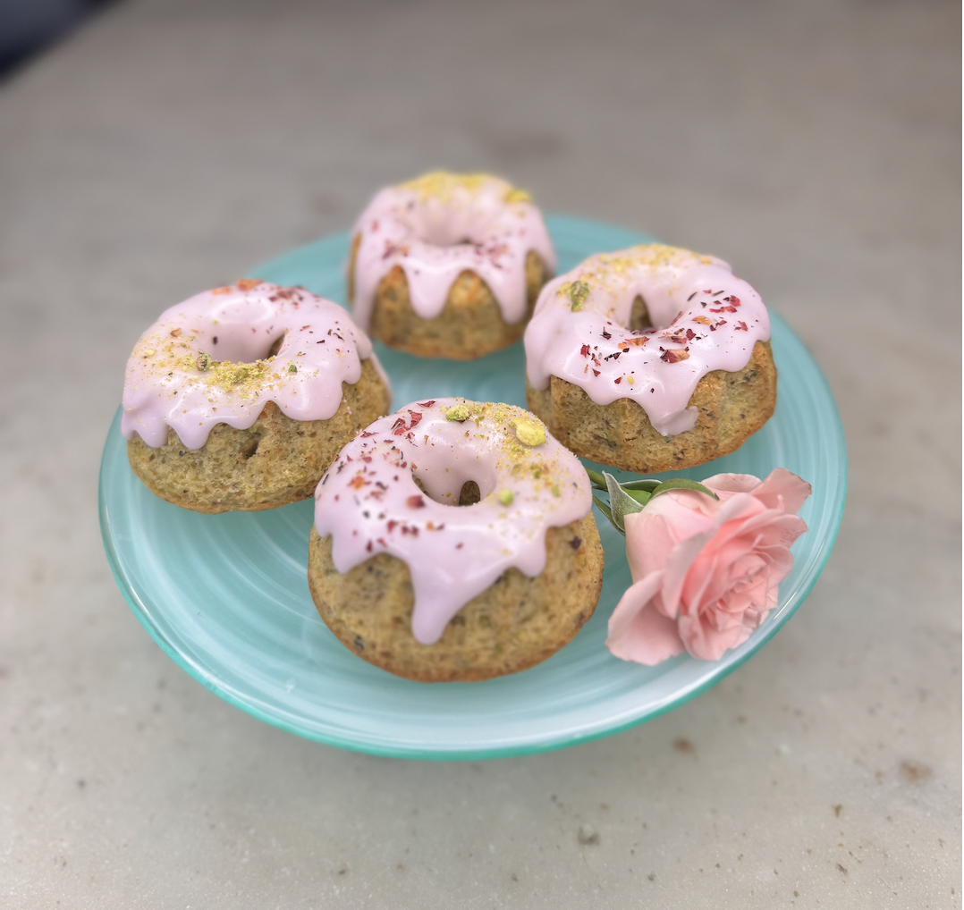 Pistachio Rose Baby Bundts